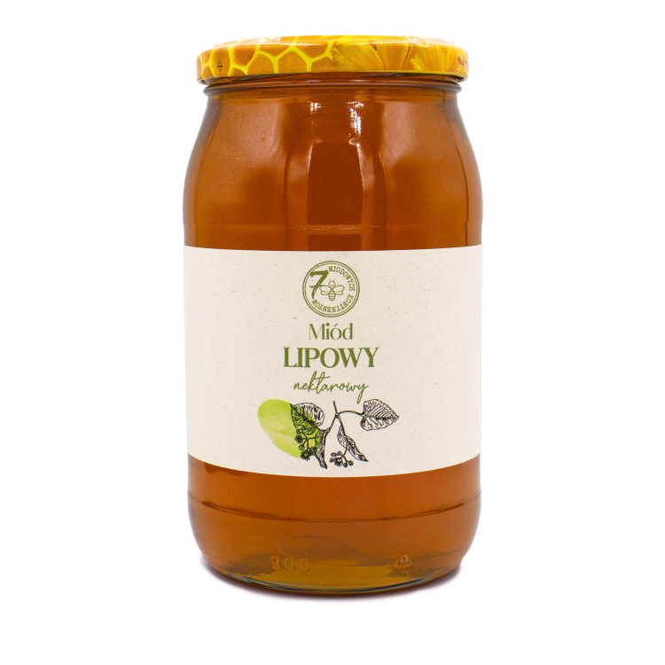 Miód nektarowy lipowy 1,2kg