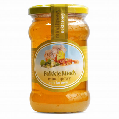 POLSKIE MIODY - miód lipowy 400g/POLISH HONEY - linden honey 400g